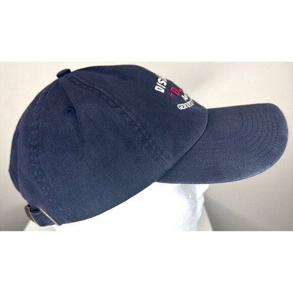 DISNEYLAND AUTHENTIC Hat Genuine Quality Goods Baseball Cap Navy Blue - Picture 3 of 7